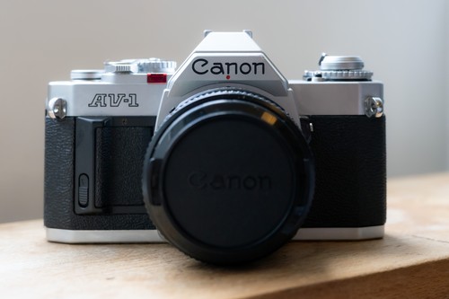 Canon 35mm film slr - canon, av-1