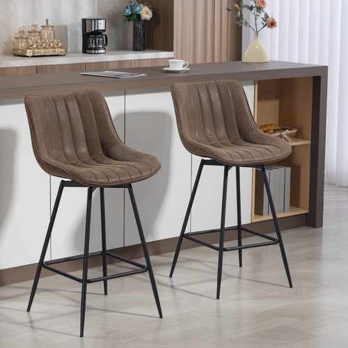 Homcom swivel bar - swivel, stools