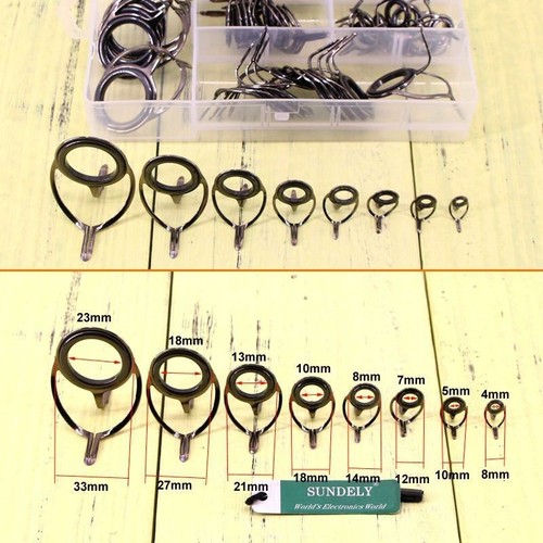 75pcs fishing rod guide oval - fishing,