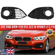 LEFT+RIGHT FRONT BUMPER FOG LIGHT GRILLE FOR BMW 1 SERIES F20 F21 M SPORT 15-19