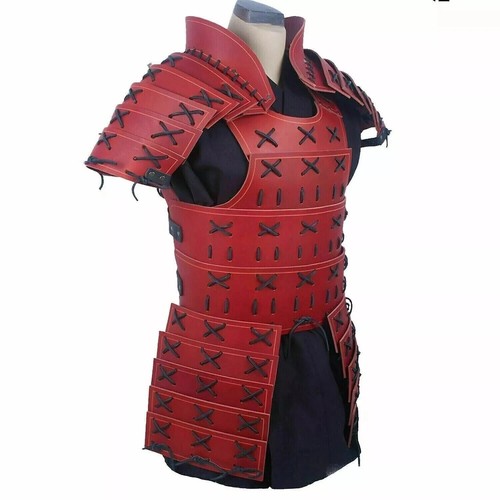 Samurai leather armor sca larp - armor,