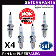 4x NGK PLFER7A8EG Spark Plugs