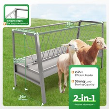 Pasture Hay Feeder 5-Feet Long