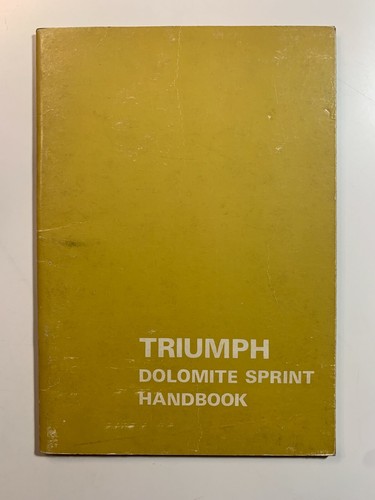 Triumph dolomite sprint - triumph,