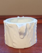 Vintage Royal Worcester Bone China Small Cream Glaze Fern Leaf Cream  Sugar bowl