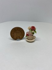 12th Scale  Stacked Rose  Cups