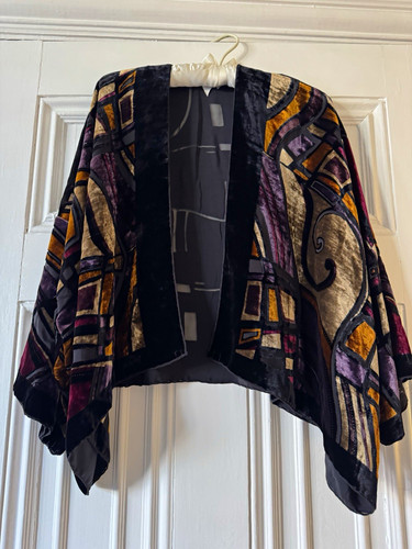 Vintage art deco silk - vintage,