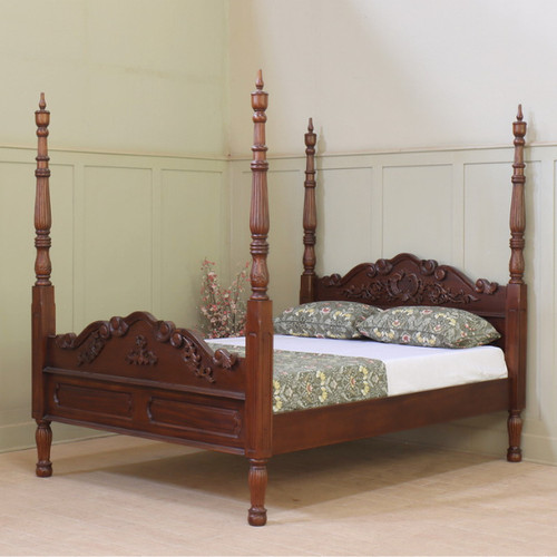 Four poster bed frame - bed, |