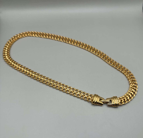 Vintage monet gold tone double - vintage,