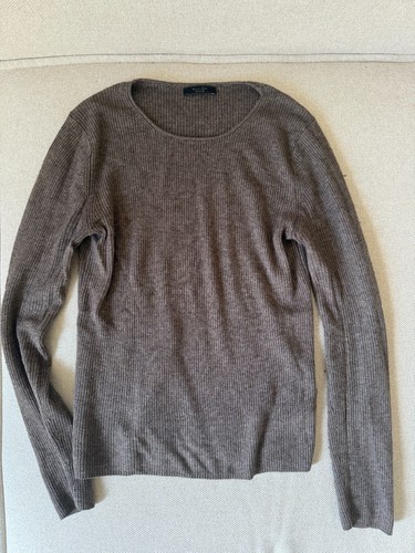 Massimo dutti brown taupe rib - massimo,