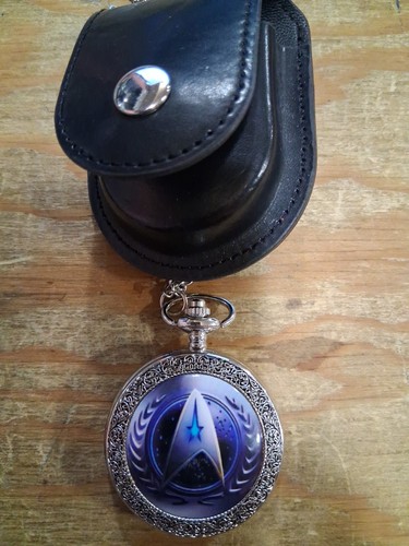 Quartz pocket watch star trek - star,