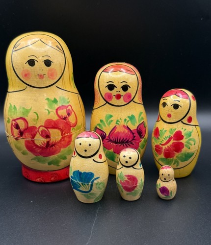Vintage russian matryoshka - vintage,