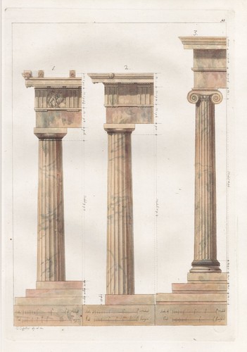 Doric ionic columns column - columns,