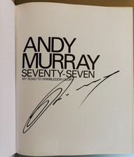 Andy Murray Hand Signed