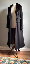 Laura ashley long wool coat - long,