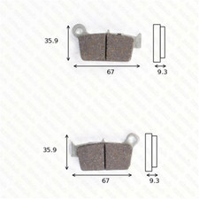 Brake shoes durable disc brake