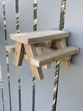 Squirrel/ Bird Mini Picnic Table Feeder Bench Table