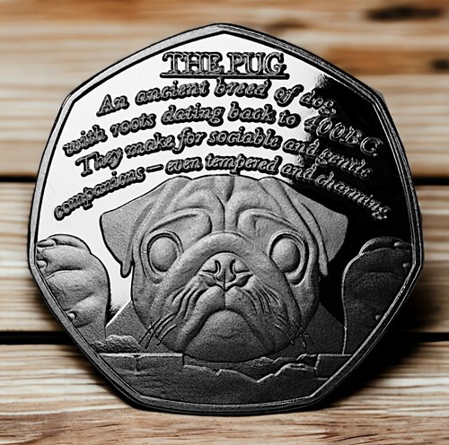 The pug silver commemorative - pug',