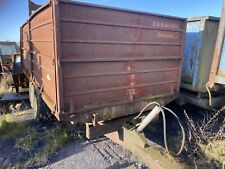 Norton 10ton tipping muck trailer