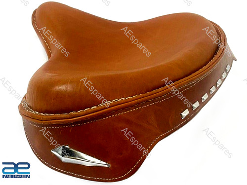 Solo seat for harley tan - seat,