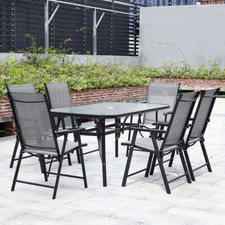 Table & Chairs Set Metal XL