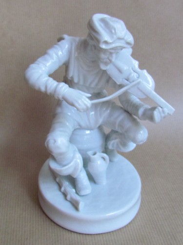 Dresden china large figure - china,