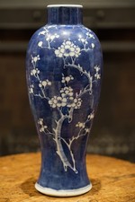 Chinese Blue & White Prunus