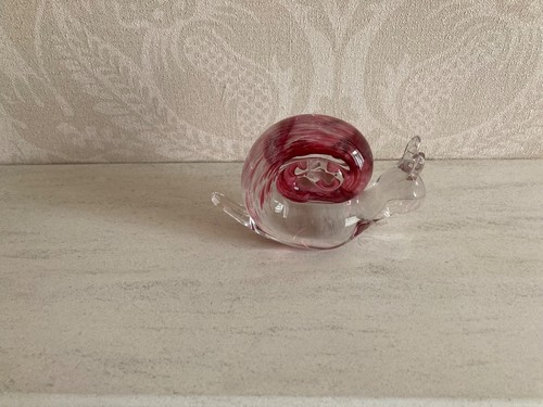 Wedgwood glass snail - glass,