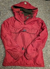 Napapijri Style Red Anorak Jacket Small Men’s Overhead Ski Outdoor Norwegian S
