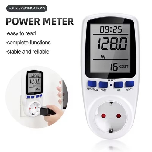Digital power meter socket - digital,