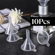 10x Mini Plastic Funnel Oil