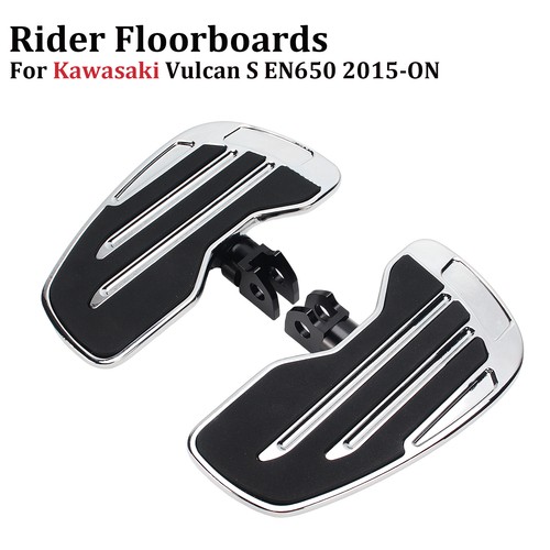 Front rider floorboards chrome - rider,