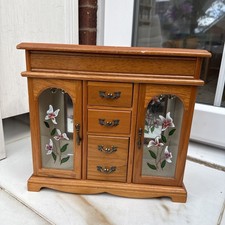 Vintage large Wooden Jewellery