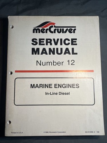 Mercruiser service manual 12 - manual, #12