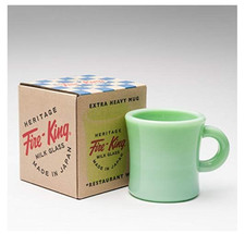 Fire King Jadeite Extra Heavy C Handle Mug Cup Restaurant Ware Made in Japan New