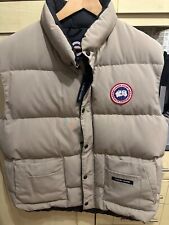 canada goose down body warmer beige colour size xl 