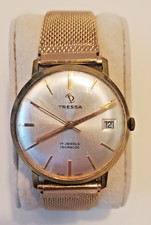 Tressa, Vintage 1960s, Automatic Gold Plated Gents Watch 17 Jewels