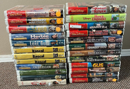 Sealed vintage disney vhs - sealed,