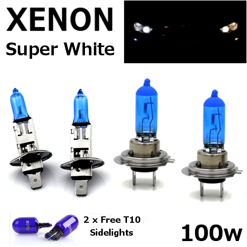 T10 100w super white - h1, h7