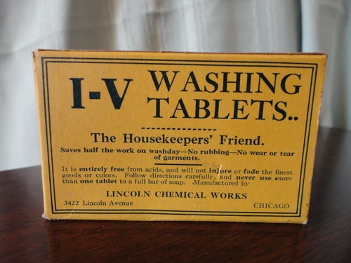 Washing tablets - iv,