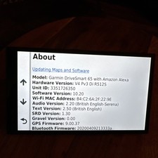 Garmin DriveSmart 65 6.95 inch GPS Satellite Navigation with Amazon Alexa