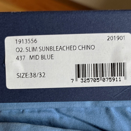 Slim sunbleached chino - o2,
