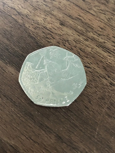 London olympic 2012 50p coins - london,