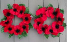 2 x Small Artificial Poppy