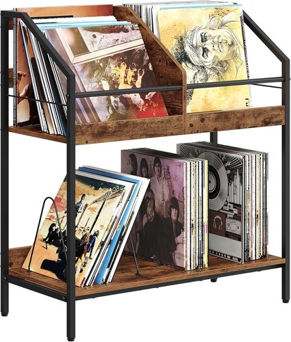 Tier vinyl record storage - 2-tier,