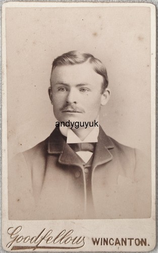Cdv handsome man - cdv, moustache