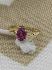 Rubellite Colour Quartz Ring