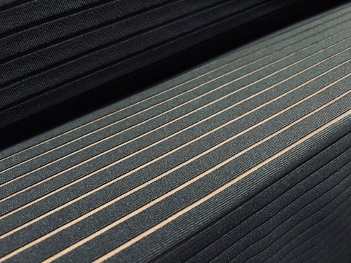 Ottoman rib burnout - burnout, stripe