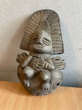 Aztec Clay Pottery Figure Wall