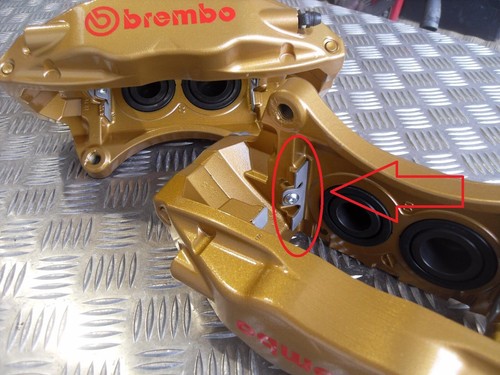 Subaru wrx sti brembo - sti, gold